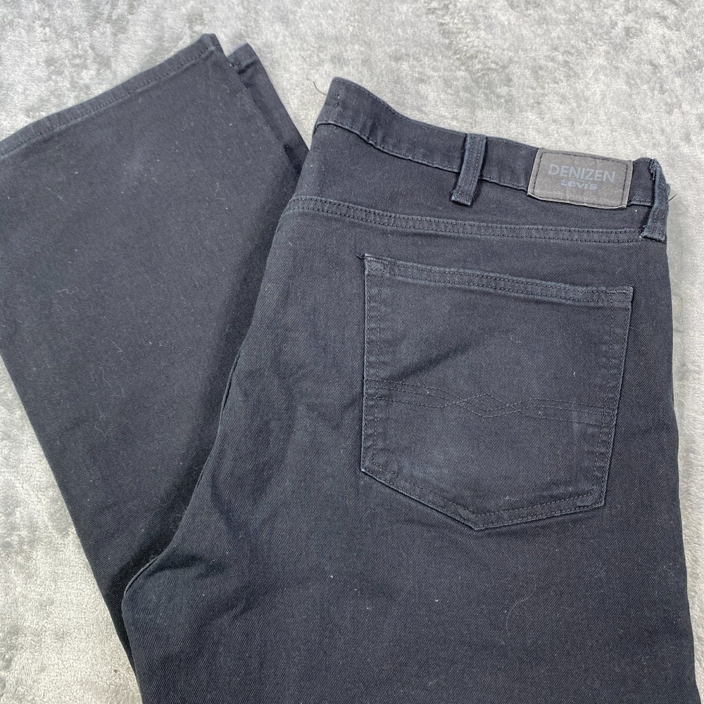 Levis Denizen 285 Relaxed Men's Black Jeans Denim Men Fits 40x28 Stretch Casual